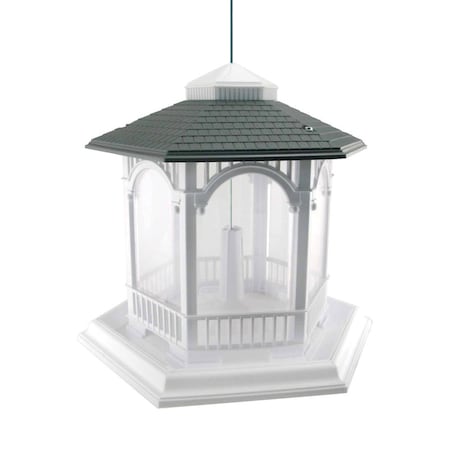 Audubon Audubon Wild Bird 10 lb Plastic Deluxe Gazebo Bird Feeder 6 ports NA6262